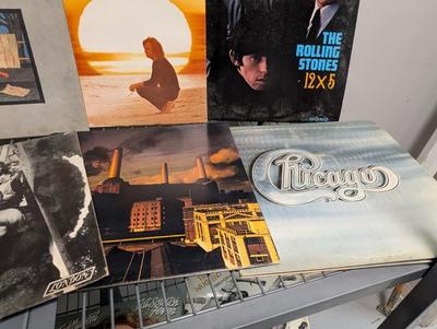 Vintage Records Cat Stevens Iron Butterfly Chicago Rolling Stones Various Artist Lot 6