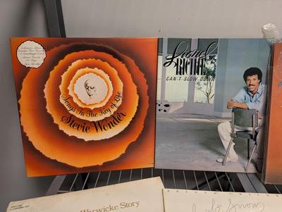Vintage Records Earth Wind & Fire Stevie Wonder Lionel Richie George Benson Various Artist Lot 7