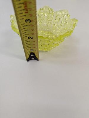 4 1/2" Compote Vaseline Bowls