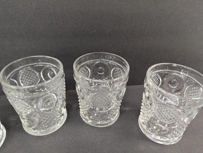 Antique 19th Century Horn Of Plenty EAPG Boston & Sandwich Whiskey Flint Glass