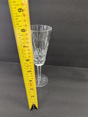 4 - Waterford Crystal Champagne Glasses Lismore Pattern