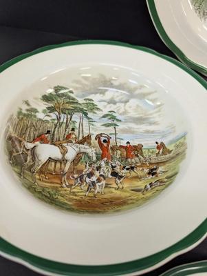 5 Piece Spode England J F Herring Dishes