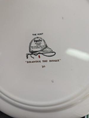 Spode England J F Herring Plates "The Last Draw" "Drawing The Dingle"