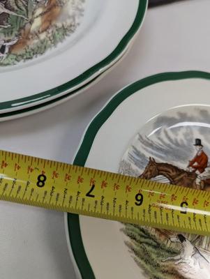 Spode England J F Herring Plates "Full Cry" "The Find"