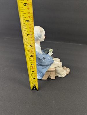 Lladro Nao Little Clown In Love Figurine With Box