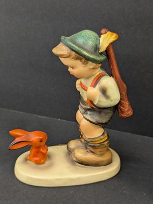 Vintage West Germany Hummel Boy With Red Rabbit