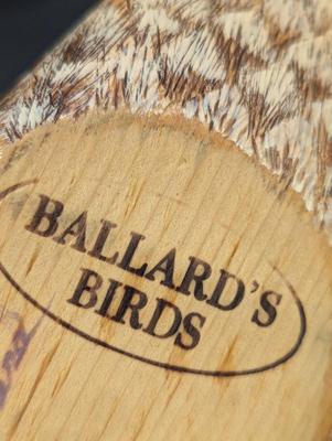 Wooden Mallard Hen Decoy Signed By Marry Ballard