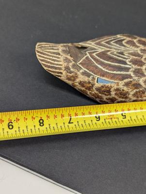 Wooden Mallard Hen Decoy Signed By Marry Ballard