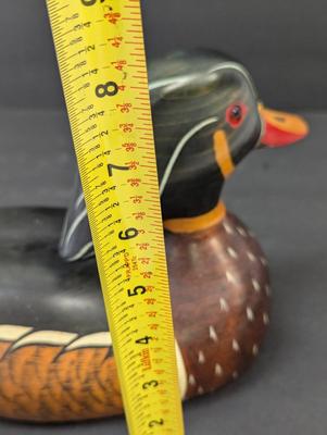 Orvis Decoys Exclusive Edition Big Sky Carvers Signed Large Wooden Duck Decoy