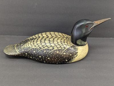 Orvis Decoys Exclusive Edition Big Sky Carvers Signed Large Wooden Duck Decoy