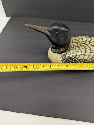 Orvis Decoys Exclusive Edition Big Sky Carvers Signed Large Wooden Duck Decoy