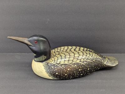 Orvis Decoys Exclusive Edition Big Sky Carvers Signed Large Wooden Duck Decoy