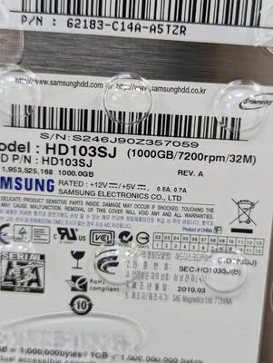Samsung Hard Drive Model HD103SJ 1000GB #2
