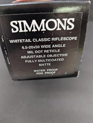 6.5-20x50 Wide Angle Simmons Whitetail Classic Riflescope Choice B