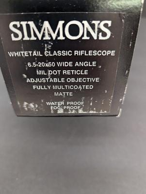 6.5-20x50 Wide Angle Simmons Whitetail Classic Riflescope Choice C