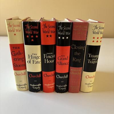 Lot 514: Winston S. Churchill, The Second World War Complete Set of 6 Books