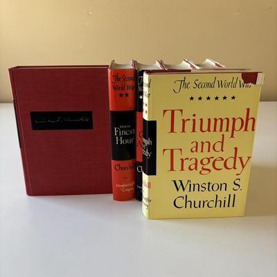 Lot 514: Winston S. Churchill, The Second World War Complete Set of 6 Books