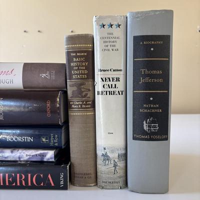 Lot 516: US History & More: Lincoln & His America, Hidden History, Ellis Island, John Adams, Thomas Jefferson, History of the...