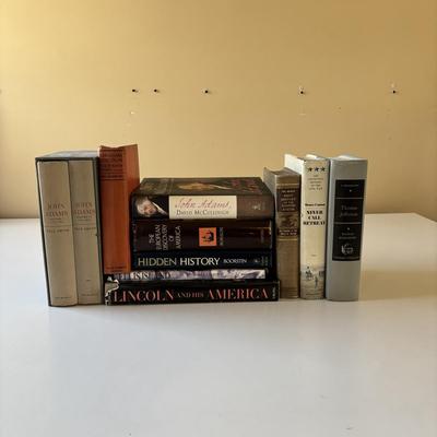 Lot 516: US History & More: Lincoln & His America, Hidden History, Ellis Island, John Adams, Thomas Jefferson, History of the...
