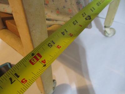 Vintage Solid Wood 1950's Doll Crib & Vintage Dolls