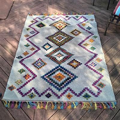 LOT 1A: Nourison Mecca Collection Area Rug 5ft x 7ft