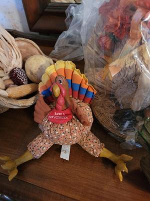 Halloween and Thanksgiving decorations