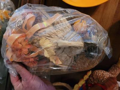 Halloween and Thanksgiving decorations