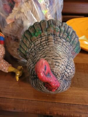 Halloween and Thanksgiving decorations
