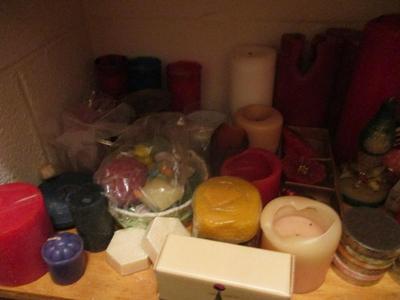 Vintage New & Used Candle Assortment