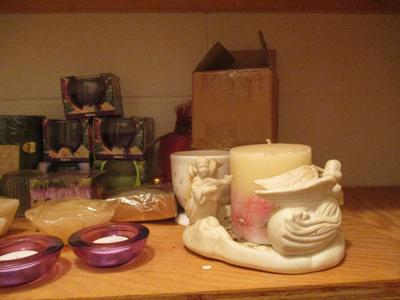 Vintage New & Used Candle Assortment