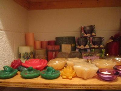 Vintage New & Used Candle Assortment