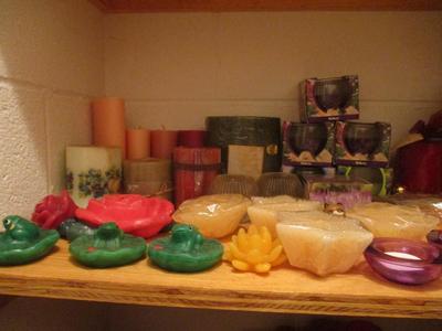 Vintage New & Used Candle Assortment