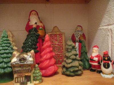 New & Used Christmas Candle Assortment