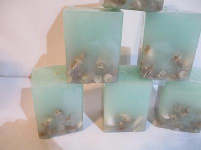 6 - New Sea Shell Candles