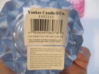 15 - New Yankee Candle Fractal Candle Holder Cups #188