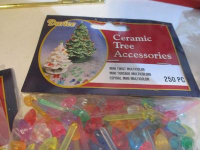 New Assortment Of Holiday Decorations Gingerbread Village Ornaments Sleighs #196