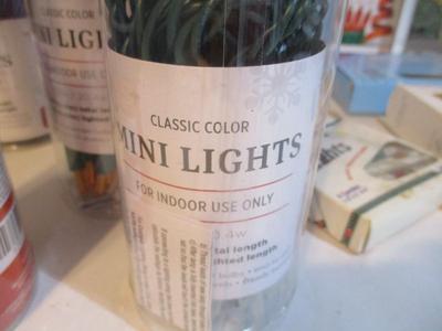 New Assortment Of Christmas String Lights Most Are New #198