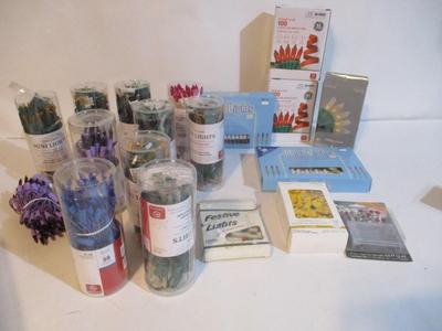 New Assortment Of Christmas String Lights Most Are New #198