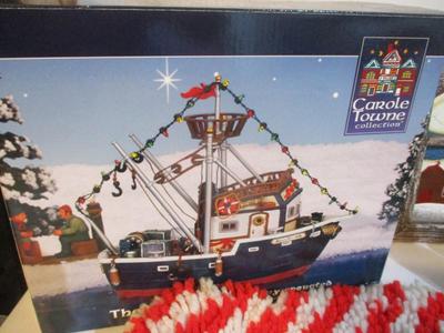 Assortment Of Christmas Decor Stockings Ornaments & More #200