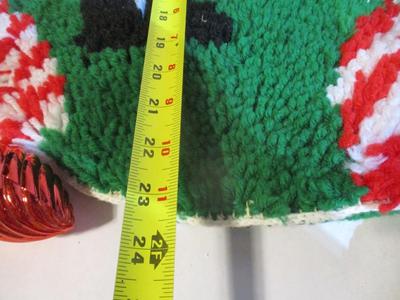 Assortment Of Christmas Decor Stockings Ornaments & More #200