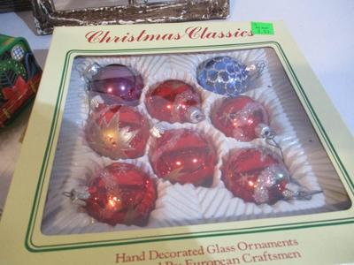 Assortment Of Christmas Decor Stockings Ornaments & More #200