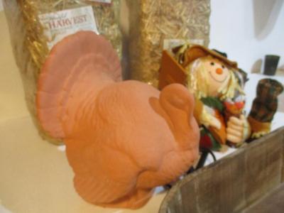 New Fall Decorations Jimmy The Light Up Scarecrow Door Greeter Clay Turkey Hay