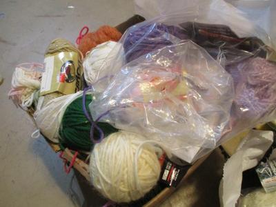 Assortment Of Crafting Yarn & Supplies #201