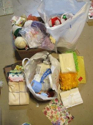 Assortment Of Crafting Yarn & Supplies #201