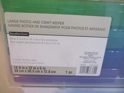 Large Photo And Craft Keeper