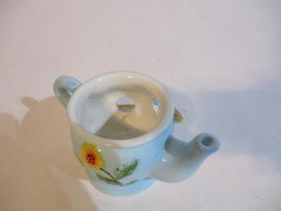 12 - New Hand Painted Miniature Teapot Candle Holders