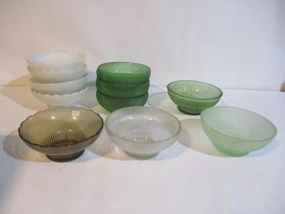 Hoosier Glass Bowl & E. O. Brody Planters