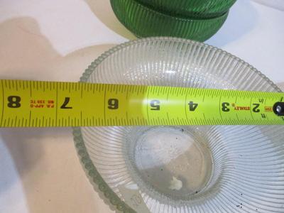 Hoosier Glass Bowl & E. O. Brody Planters