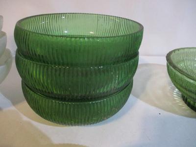 Hoosier Glass Bowl & E. O. Brody Planters