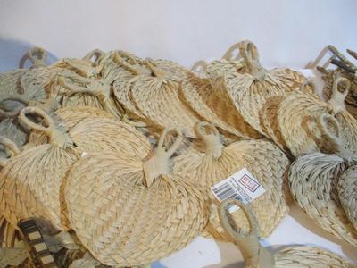 New Rattan Wicker Crafting Fans